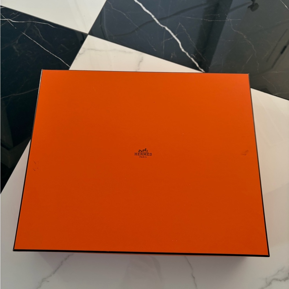 Original Hermes Orange Storage Box!
